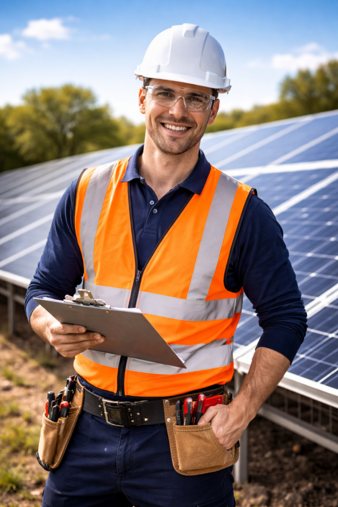 Solar installation engineer